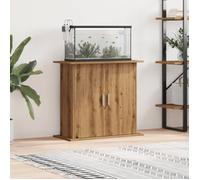 vidaXL Support d'aquarium Chêne artisanal Bois d'ingénierie 81 x 36 x 73 cm