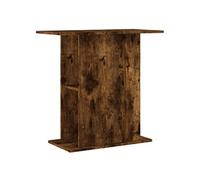 vidaXL Support d'aquarium 833652 – chêne fumé, bois d'ingénierie, 36×75×72,5 cm