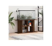 vidaXL Support pour Aquarium, Armoire pour Aquarium avec Rangement, Meuble de Base pour Aquarium, Décoration d'Intérieur, Chêne Marron Bois d'Ingénierie