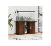 Support d'aquarium chêne marron 101x41x58 cm bois d'ingénierie 833614