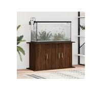 vidaXL Support d'aquarium chêne marron 101x41x58 cm bois d'ingénierie 833638