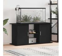 vidaXL Support d'aquarium Chêne noir 121x41x58 cm Bois d'ingénierie Montage facile