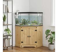 Support d'aquarium Corona Bois de pin massif Intérieur Poissons Moderne vidaXL v