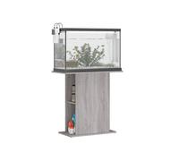 Support d'aquarium sonoma gris 75x36x72,5 cm bois d'ingénierie