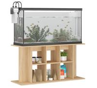 Support d'aquarium - V GEBY - Chêne Sonoma - 120x40x60cm - Bois d'ingénierie - Montage requis