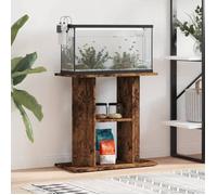 Support d'aquarium - vidaXL - Chêne fumé - 60x30x60 cm - Bois d'ingénierie