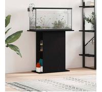 Vidaxl Support d'aquarium Chêne noir 75x36x72,5 cm Bois d'ingénierie