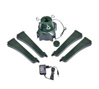 Support d'arbre de Noël - Base pivotante rechargeable, minuterie électrique 'unité de rotation à 360°, support stable amovible, convient aux arbres artificiels jusqu'à 3 m d'un diamètre de 3,2 cm