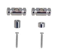 Support d'arbres de cordes de rouleau de guitare avec vis de montage Accessoires pour guitares électriques électriques Pièces de cordes de guitare Retenue d'arbres
