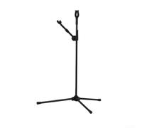 Support d'arc, support de barre d'équilibre réglable, facile pour le rangement du matériel de tir à l'arc, support d'arc durable pour arcs recourbés (noir)