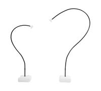 Support d'arche de mariage - 1,5 m x 2,5 m - Forme libre - Pliable - Avec pompe manuelle et ballon noué - Cadre d'arche de ballon et support de colonne pour fête - Noir