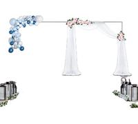 Support d'arche de mariage, construction moderne en acier au carbone, conception autonome, grande taille 6m x 3m