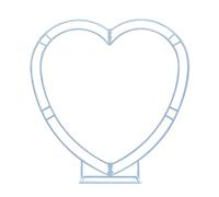 Support d'arche de mariage en forme de cœur, kit d'arche de ballons durable pour cérémonie, anniversaire, remise de diplôme, décorations de fête