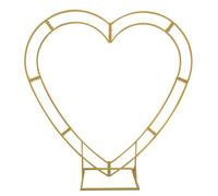 Support d'arche de mariage en forme de cœur - Toile de fond élégante pour décorations florales et ballons - Parfait pour les photos de mariage