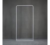 Support d'Arche de Mariage, Support pour Panneau de Mariage, Accessoires de Cabine Photo, Décoration de Fond de Mariage, pour Fêtes, Événements, Photographie,Blanc,2×1m/6.6×3.2ft