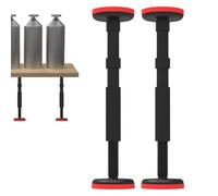 Support d'armoire portable 2X - Ensemble de cric de sol à tige rapide réglable, outil de levage de troisième main | Alignement de nivellement d'installation de meubles, capacité de charge de 200Kg, at