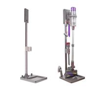 Support d'Aspirateur pour Dyson V15 V12 V11 V10 V8 V7 - Suspension pour Accessoires - Tube en Aluminium Stable avec Fente pour Câble - Sans Perçage - Grande