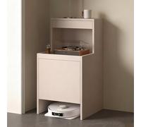 Support d'aspirateur robot avec tiroirs de rangement, organiseur de table d'appoint peu encombrant pour salon, armoire de bar à café