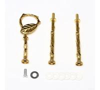 Support d'assiette à gâteau pour événements, sections amovibles pour une installation et un rangement faciles (doré 3 niveaux)