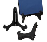 Support d'assiette - Présentoir décoratif pour plats, photos, œuvres d'art | Cadre en fer avec support pliable, organiseur de comptoir pour armoires de cuisine, étagères et table 15,5 x 15 x 1 cm