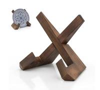 Support d'assiettes, support de compte, support de livre de cuisine, support en bois, support de lecture, support d'assiette de 17 cm, support de livre, support d'assiette en bois, pour cuisine, tapis