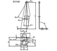 Support Datalogic ST-5100 95ACC2840 (L x l x H) 122.5 x 38.5 x 40.7 mm 1 pc(s)