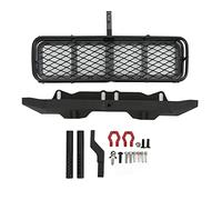 Support d'attelage arrière en métal RC pour Pare-Chocs arrière, Construction Robuste en Alliage d'aluminium et Fer pour SCX10 Traxxas 1/10 RC Simulation Voiture d'escalade Noir