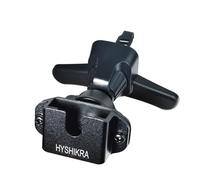 Support d'autoradio super stable pour microphone sur grille d'aération avec joint à rotule en métal et design antidérapant pour microphone talkie-walkie BaoFeng Pxton Yaesu Motorola Midland Cobra CB
