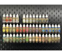 support de 6 rangement IKEA SKADIS pour Peintures ARMY PAINTER, GSW, VALLEJO, AK, Accessoire compatible pour Panneau Perforé IKEA SKADIS (2)