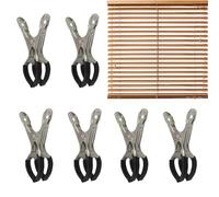 Support de Bâche de Piscine,6 Attaches En Acier Inoxydable Pour Partition De Saxophone - Pièces d'Instrument pour Piscine Enterrée Maison Hiver Spa Jour Chaud Baignade Familiale Amis Jardin Ferme Isol