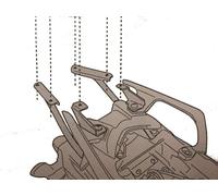 Support De Bagages Arrière GIVI SR2139 Pour Yamaha Tracer 900/GT