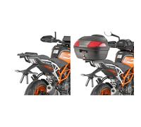 PORTE-BAGAGES CENTRAL KTM DUKE 125-390 (17) (SANS PLAQUE)