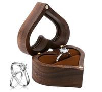 Support de bague de coeur: organisateur de bijoux de mariage, boîte à bagues de cérémonie | Boîte à bague de proposition en forme de cœur, boîte de rangement de bijoux pour boucles d'oreilles, mon