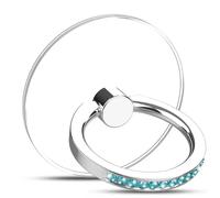 Support De Bague De Téléphone Portable En Diamant,Transparent,Poignée De Doigt,Transparent,Résistant À 360 °,Rotation,Compatible Avec Imorning.Lake Blue Diamond.