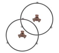 Support de Bague Tournante pour Micro-ondes 23, 3cm Abs, 2 Ensembles