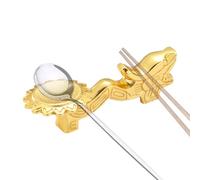 Support de baguettes, support 2 en 1 en forme de tête de dragon - Repose-cuillère, pour argenterie, cuisine, séchage, fête, collation
