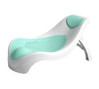 Support de baignoire pour bébé, support de douche pliable antidérapant pour bébé avec trous respirants pour le bain des nouveau-nés (verte)