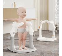 Support de baignoire réglable en hauteur, design anti-renversement et antidérapant, coins arrondis, largeur réglable, idéal pour les enfants de 6 à 18 mois