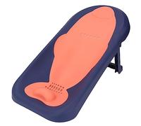 Support de Bain pour bébé avec Siège de Protection Pliable Antidérapant pour la Colonne Vertébrale, Support de Bain pour bébé à Séchage Rapide pour évier ou Baignoire (Bleu foncé)