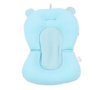 Support de Bain pour bébé, Coussin de Siège de Baignoire Souple Pliable Réglable pour bébé Flottant pour Prendre une Douche pour Tout-petit (ours bleu)