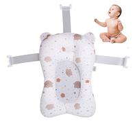 Support de bain pour bébé, doux et confortable, coussin de baignoire antidérapant, réglable, pour nouveau-né, facile à nettoyer, pour tout-petits