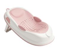 Support de bain pour bébé, siège de bain pliable à suspendre avec drainage, coussin ergonomique pour nouveau-né, s'adapte à la plupart des baignoires, style 2