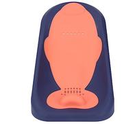 Support de Bain pour bébé, Support de Siège de Bain pour bébé, Protection Antidérapante de la Colonne Vertébrale à Séchage Rapide pour évier pour nouveau-né (Bleu foncé)