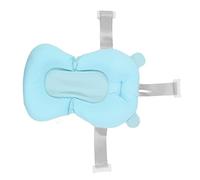 Support de Bain Réglable Pliable pour nouveau-né 0-12 Mois Siège de Bain pour bébé (Ours bleu) Coussin de Siège de Baignoire pour bébé Baby Cribs Baby Cribs