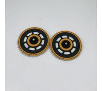 Support de balai avec tampons de nettoyage - For Dream For Matrix 10 Ultra Robotic Cleaning Machine - Ensemble de pièces de rechange - Tampons en microfibre - Lavables sous vide (lot de 2, jaune)