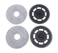 Support de balai et kit de chiffon compatibles pour Roborock pour modèles Saros 10r et Z70 - Accessoires pour aspirateur robot - Matériaux en plastique et microfibre pour garantir une performance