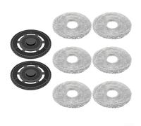 Support de balai et kit de chiffon pour robot Xiaomi 5C et OV42CN Construit avec des cadres en plastique robustes et des microfibres absorbantes