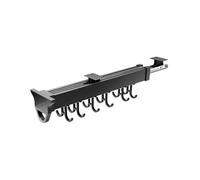 Support de balai extensible multifonction - 12 crochets à suspendre pour cuisine, placard, maison, placard et armoire - Nizer peu encombrant (36 cm)