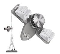 Support de balai - Organiseur de rangement pour balai 19 x 8,5 x 5,3 cm, supports de vadrouille légers à ventouse, solution de stockage en ABS, support de blai pour vadrouille | Organisateur