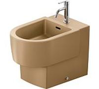 Bidet sur pied Duravit Balcon 272610AM00 37x57cm, avec trou pour robinetterie et trop-plein, couleur argile mate